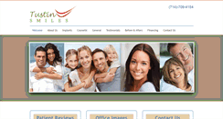 Desktop Screenshot of dentistoftustin.com