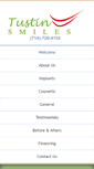 Mobile Screenshot of dentistoftustin.com